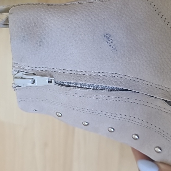 Paul Green Lace-Up Grained nubuck Leather Beige Size UK 4.5 US 7 - Picture 9 of 13